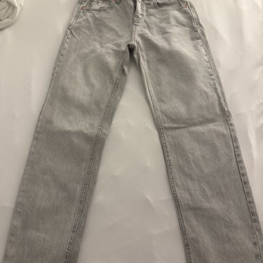 Pantalon jean gris femme