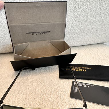 PORSCHE DESIGN Sunglasses Titanium full box
