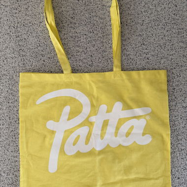Patta Yellow Fabric Tote Bag