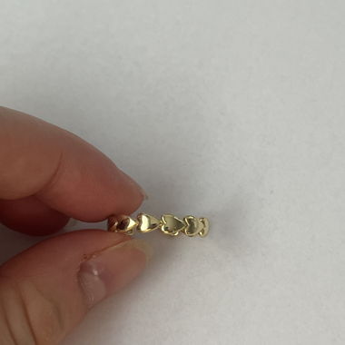 Anello Oro Cuori 
