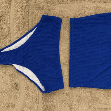 Blaues Bikini-Set (2-teilig)
