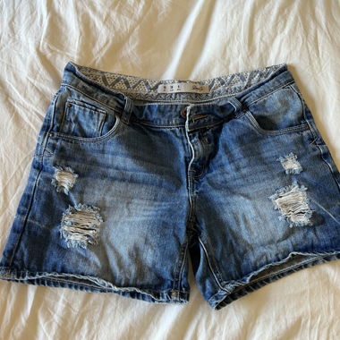 Denim shorts