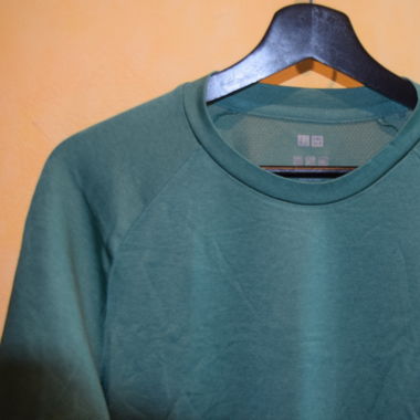 Tee-shirt de sport Uniqlo vert