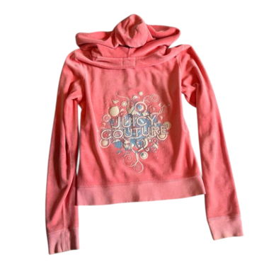 vintage Juicy Couture pink zip hoodie y2k 2000s 