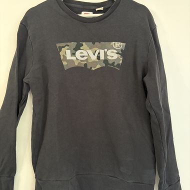 Felpa Levi's nera logo camouflage M