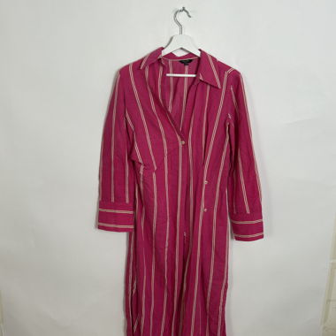 Abito camicia a righe