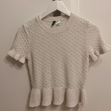 H&M Knit Peplum Top