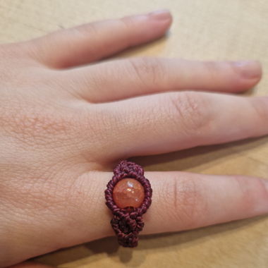 Anello Vintage Boho in Macramè