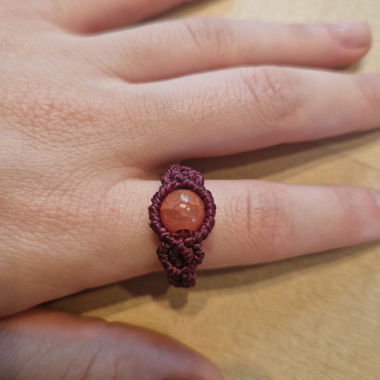 Anello Vintage Boho in Macramè