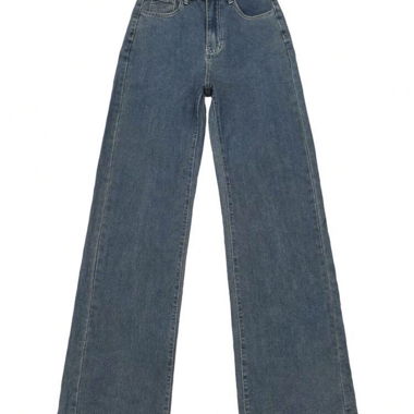 Weite High-Waist Jeans