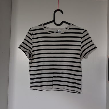 Crop top rayé
