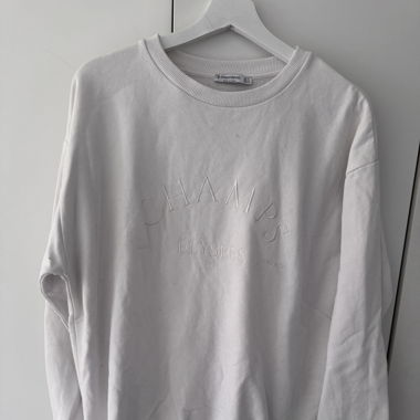 Pullover Sweatshirt Stradivarius mit Text aufdruck