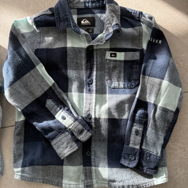 Camicia di flanella Quiksilver per bambini Tagl. 11