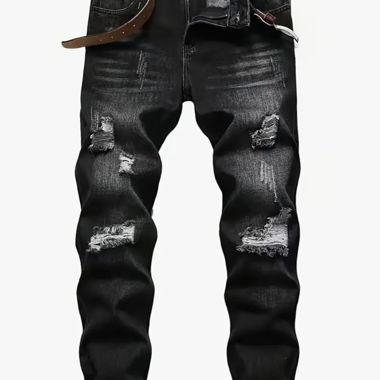 Schwarze slim fit Jeans