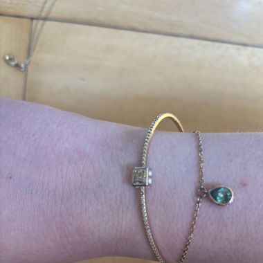 Swarovski chroma bangle mixed cuts armband