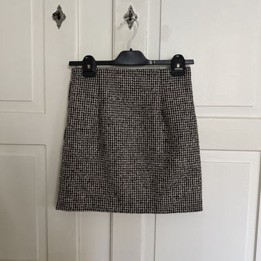 Gonna mini pied de poule H&M