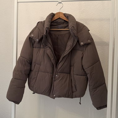 Braune Winterkacke