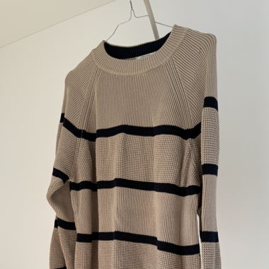 Men’s Woolrich striped sweater (L)