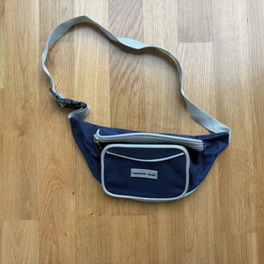 Marsupio blu - grigio
