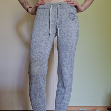 Grey jogger sweatpants