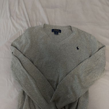 Grauer Ralph Lauren V-neck Pullover
