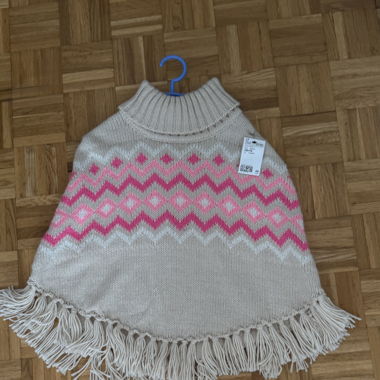 Poncho tricot 