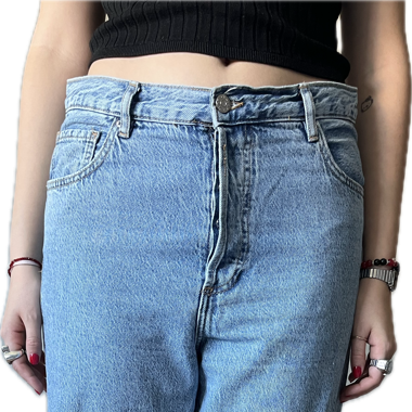 Hellblaue Jeans
