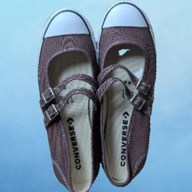 Ballerines Converse marron