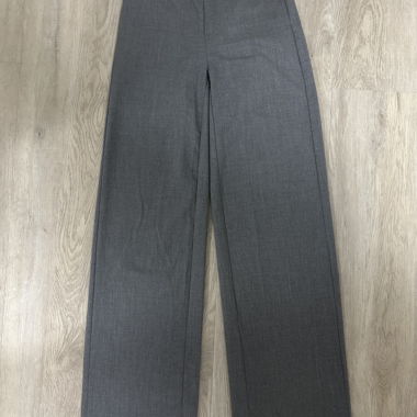 Pantalon de costume gris à jambes larges Bershka