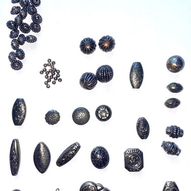 Perles décoratives en plastique
