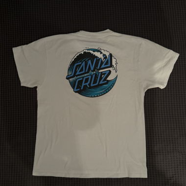 T-shirt Santa Cruz bianco