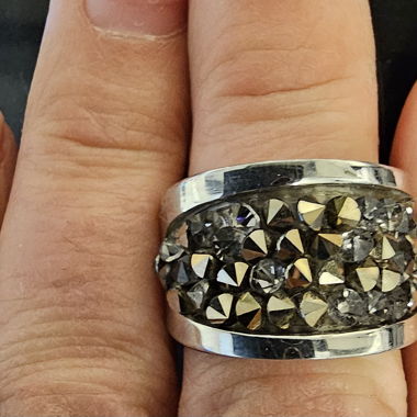 Bague Oliver cristaux brillant