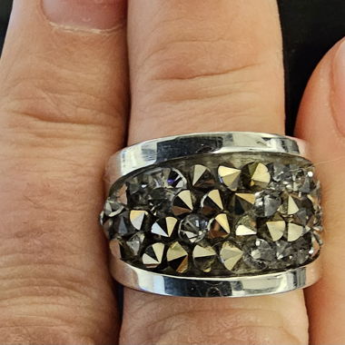 Bague Oliver cristaux brillant