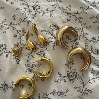 Set mit Ohrringen und Ring