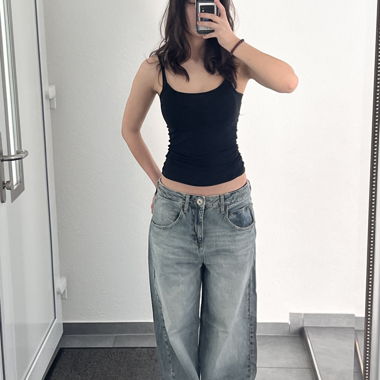 Low-Waist Baggy-Jeans