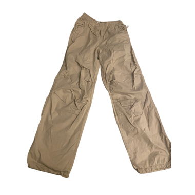 beige parachute pants