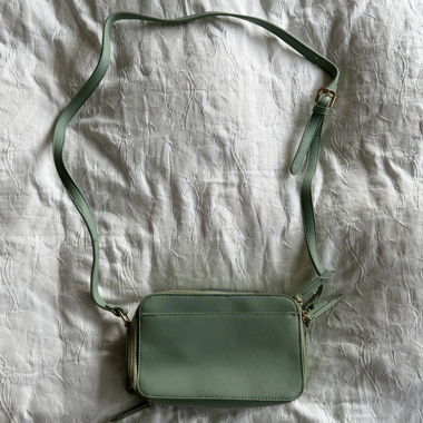 Mint green crossbody bag