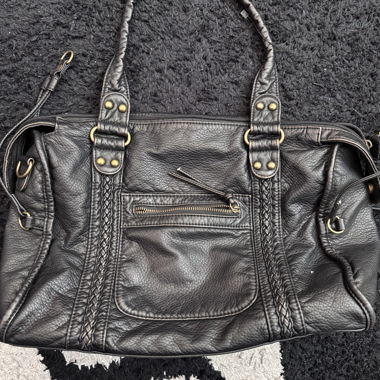 Borsa City nera simile Vintage Y2K