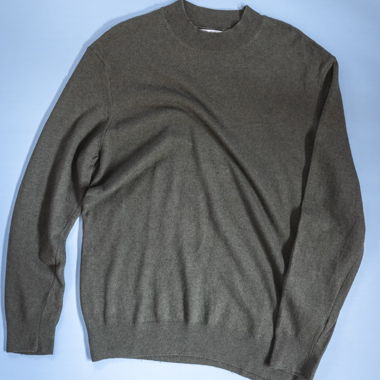 Maglione in maglia grigia