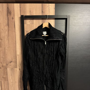 Chico‘s Cable Knit Zipper