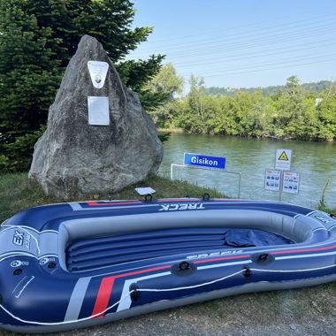 Inflatable boat for summer adventures!