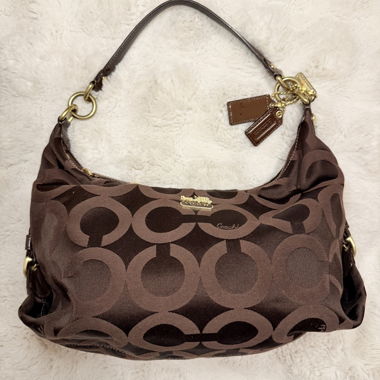 Coach Schultertasche braun