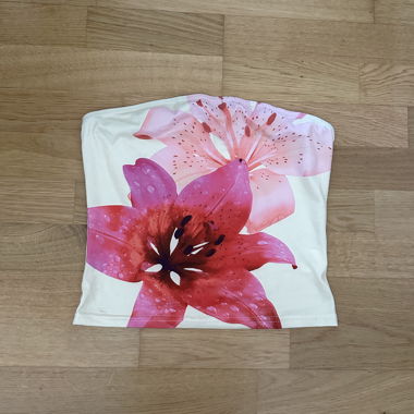 Floral Print Bandeau Top