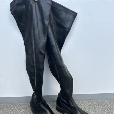 Knie Long Black Boots 