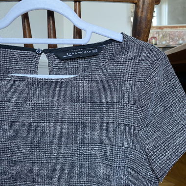 Zara checked dress