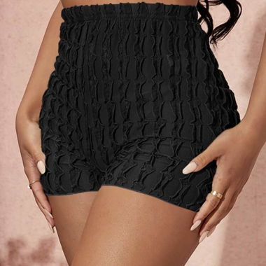 SHEIN Ruffle Shorts Hotpants Black Gr. XS New