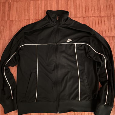 Veste de survêtement vintage zippée Nike bleu foncé