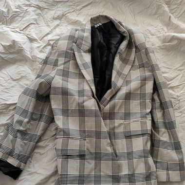 Karierter Blazer
