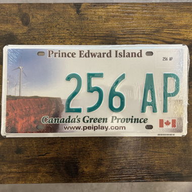 Autoschild, Prince Edward Island 256 AP - Kanada 