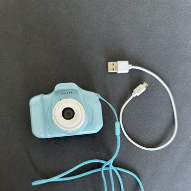 Blaue Digitalkamera
